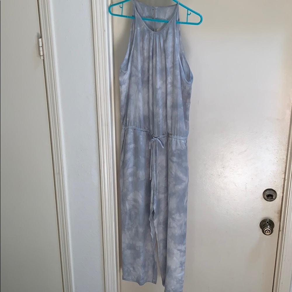 NWOT Cloth & Stone Chambray Jumpsuit Large L